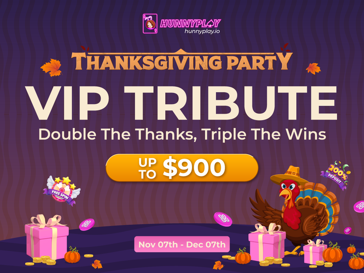 VIP Tribute Nov 2023 - DOUBLE THE THANKS, TRIPLE THE WINS