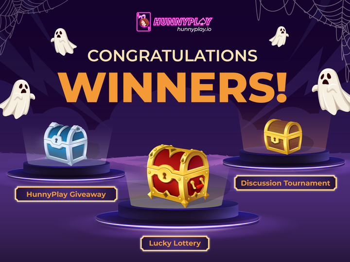 HUNNYPLAY GIVEAWAY EVENT RECAP - AMAZING $HUNNY SHOWER IN OCTOBER