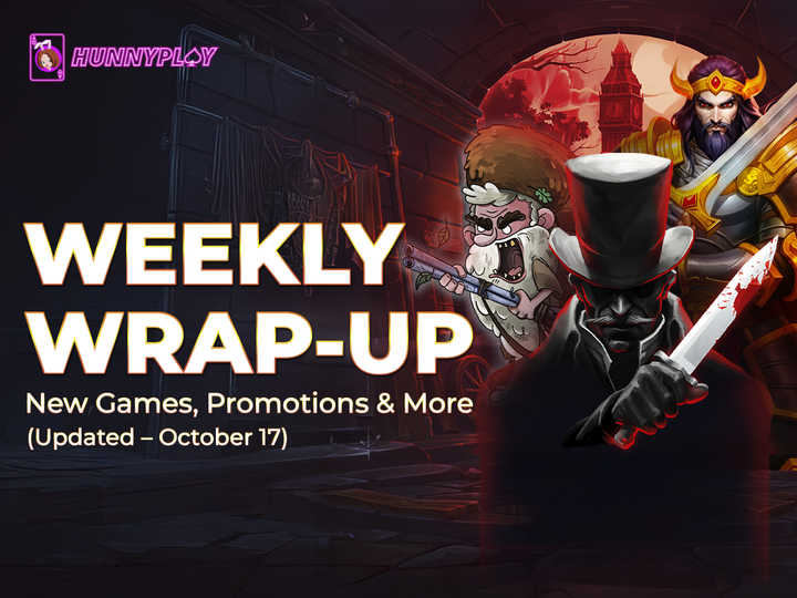 Weekly Update - Oct 17th: New Games and Promotions